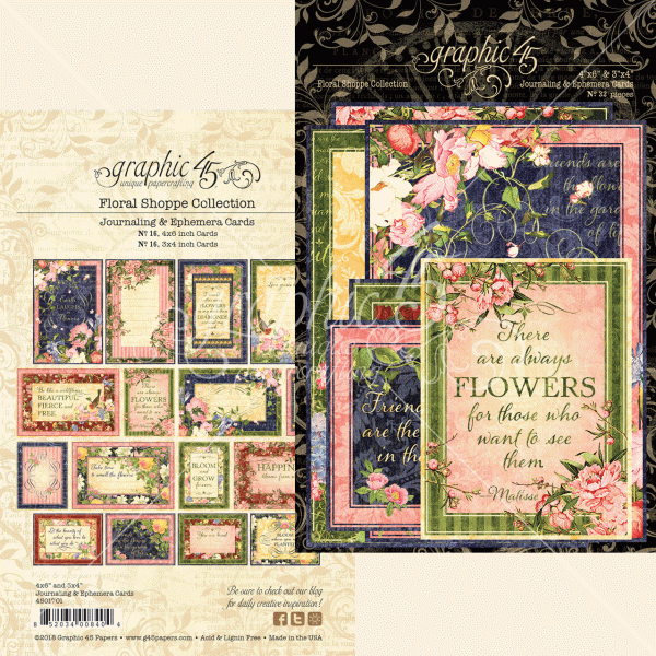 Floral Shoppe Ephemera Cards