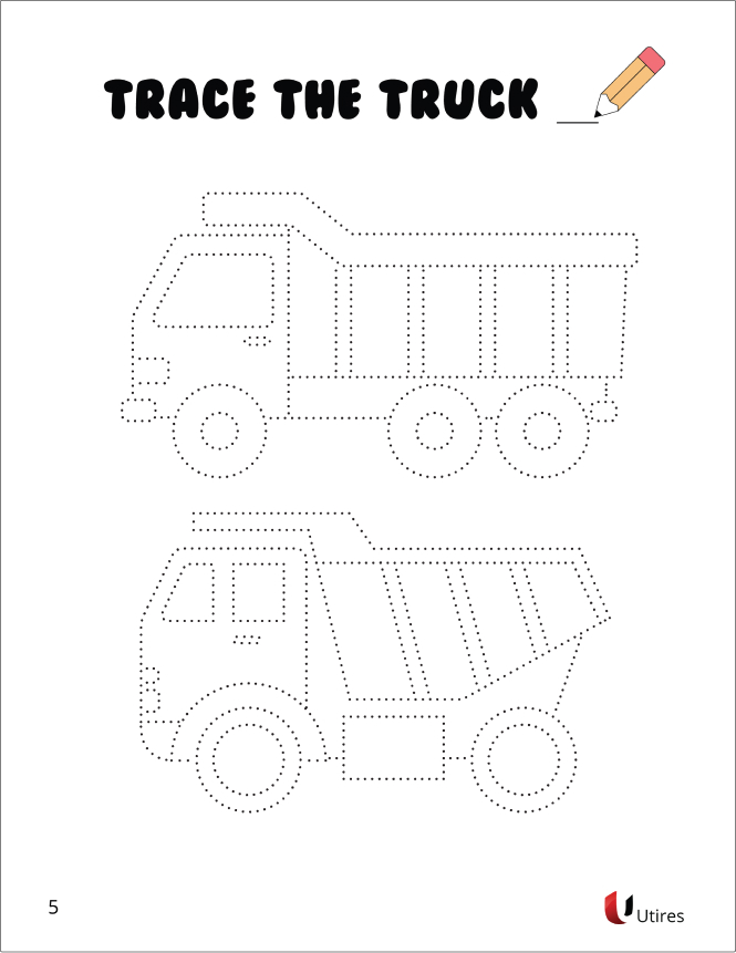 Print vehicle tracing cards to trace, color, and copy on road trips with kids.