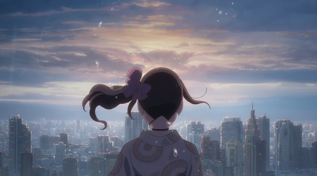 18 Amazing Real-life Locations of Weathering with you in Japan - View towards Shinjuku from the Sky Deck in the anime