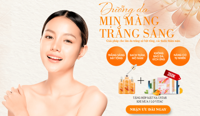 tính chất vitamin c dưỡng trắng da