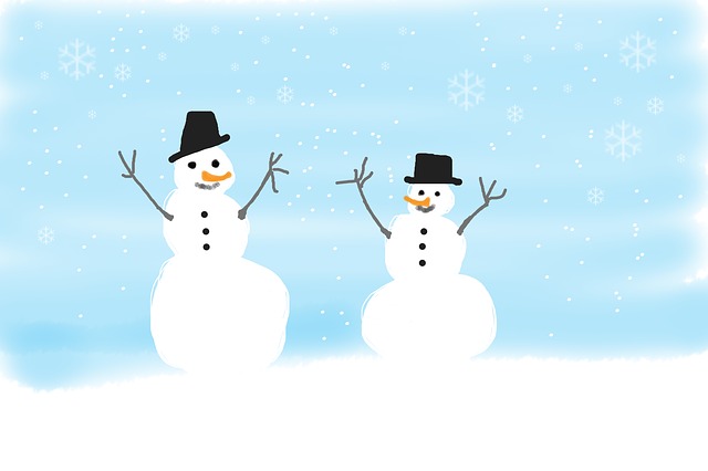 Snowmen, Winter, Children