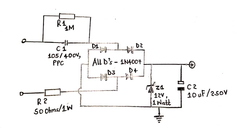 A basic transformerless circuit design 