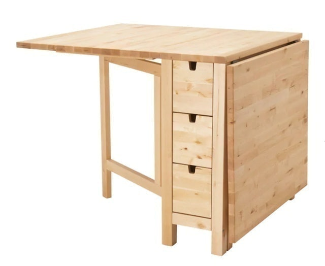 โต๊ะพับไม้ รุ่น NORDEN ของ IKEA