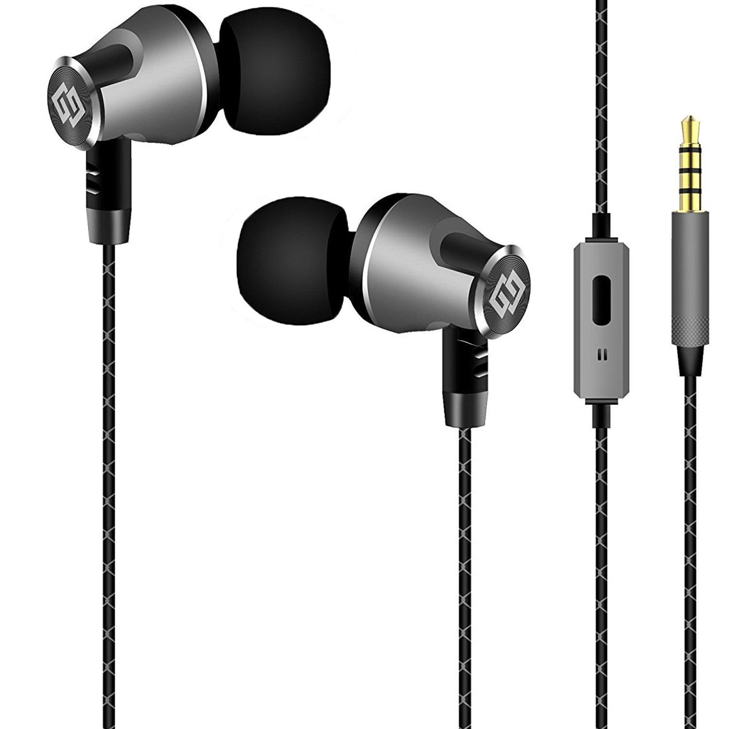 Tagg Metal in-Ear Wired Headphones with Microphone