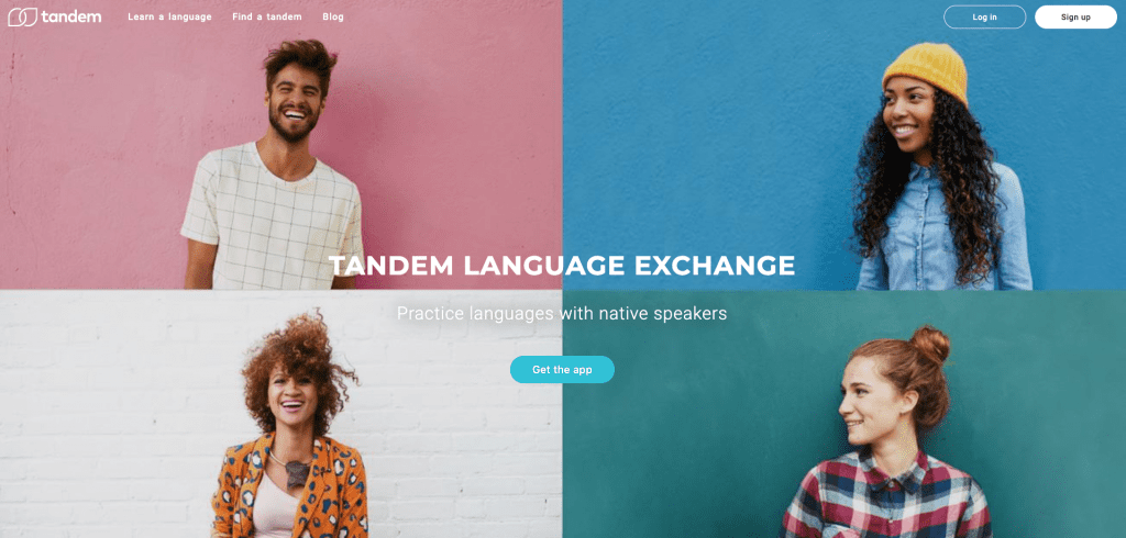 Tandem language exchange 2020