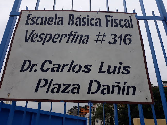 Horarios de Escuela Básica Fiscal Vespertina #316 Dr. Carlos Luis Plaza Dañín