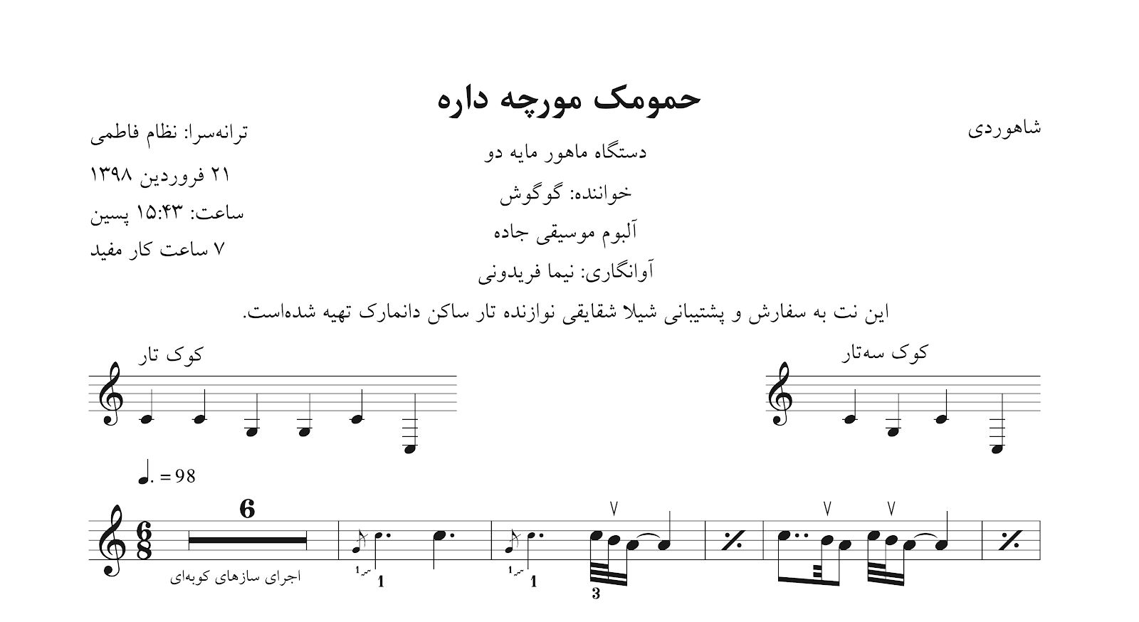 نت حمومک مورچه داره گوگوش