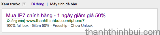 Tối ưu từ khóa
