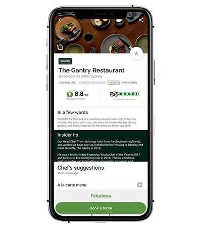 TheFork Free Restaurant Page