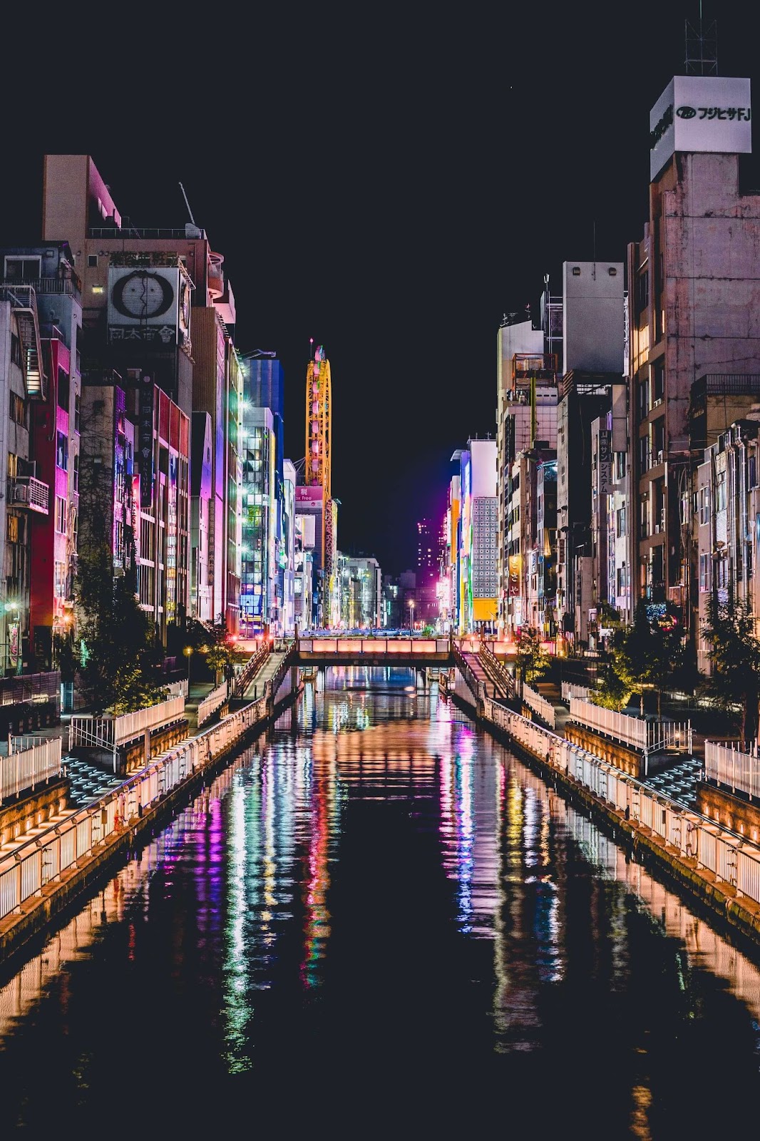 1 day in Osaka, Dotonbori, shopping and nightlife in Osaka, Dotonbori Canal, Osaka, Japan