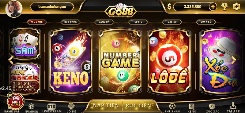 Slot game đổi thưởng Go88