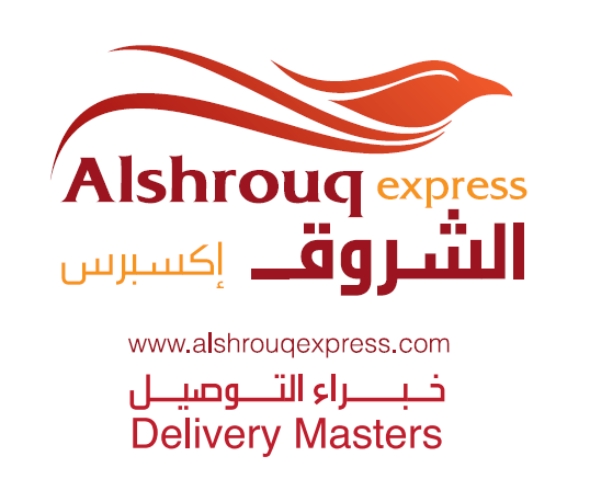 Logo of restaurant delivery service "Alshrouq Express"