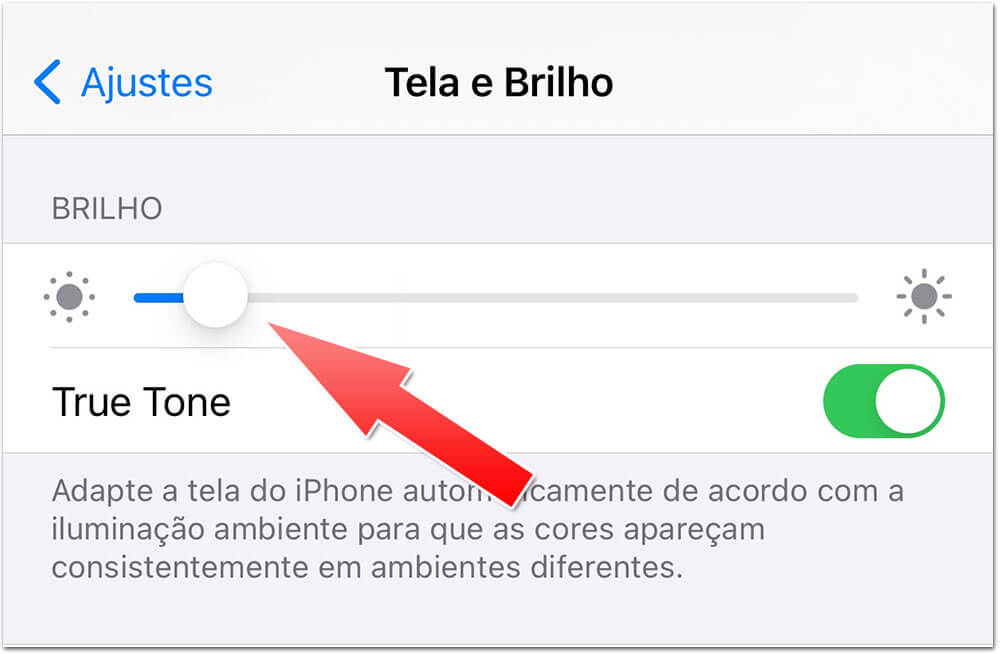 Brilho da Tela do iPhone