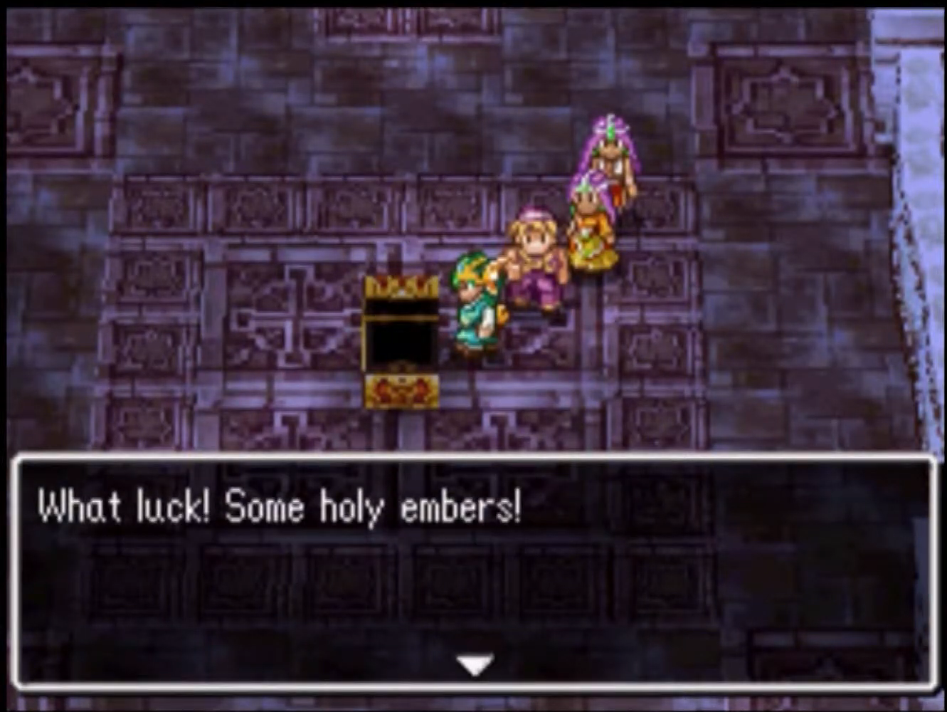 Get the holy embers on this floor and then go up (1) | Dragon Quest IV