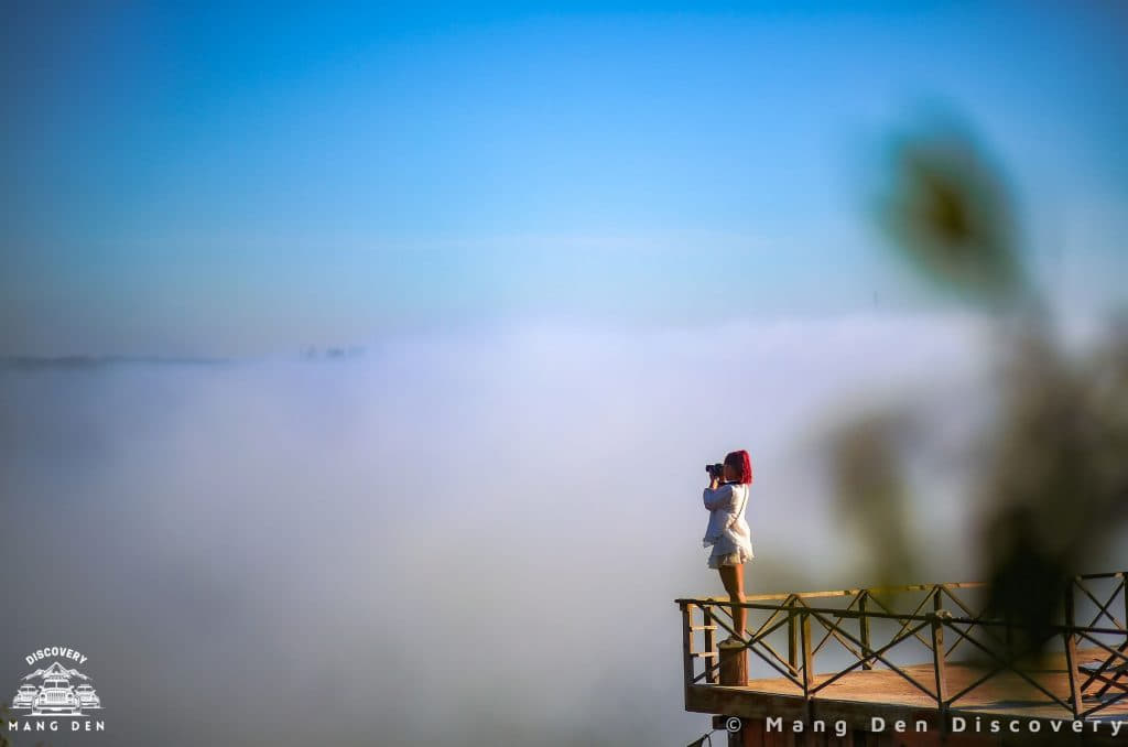 săn mây quán  cafe topview măng đen