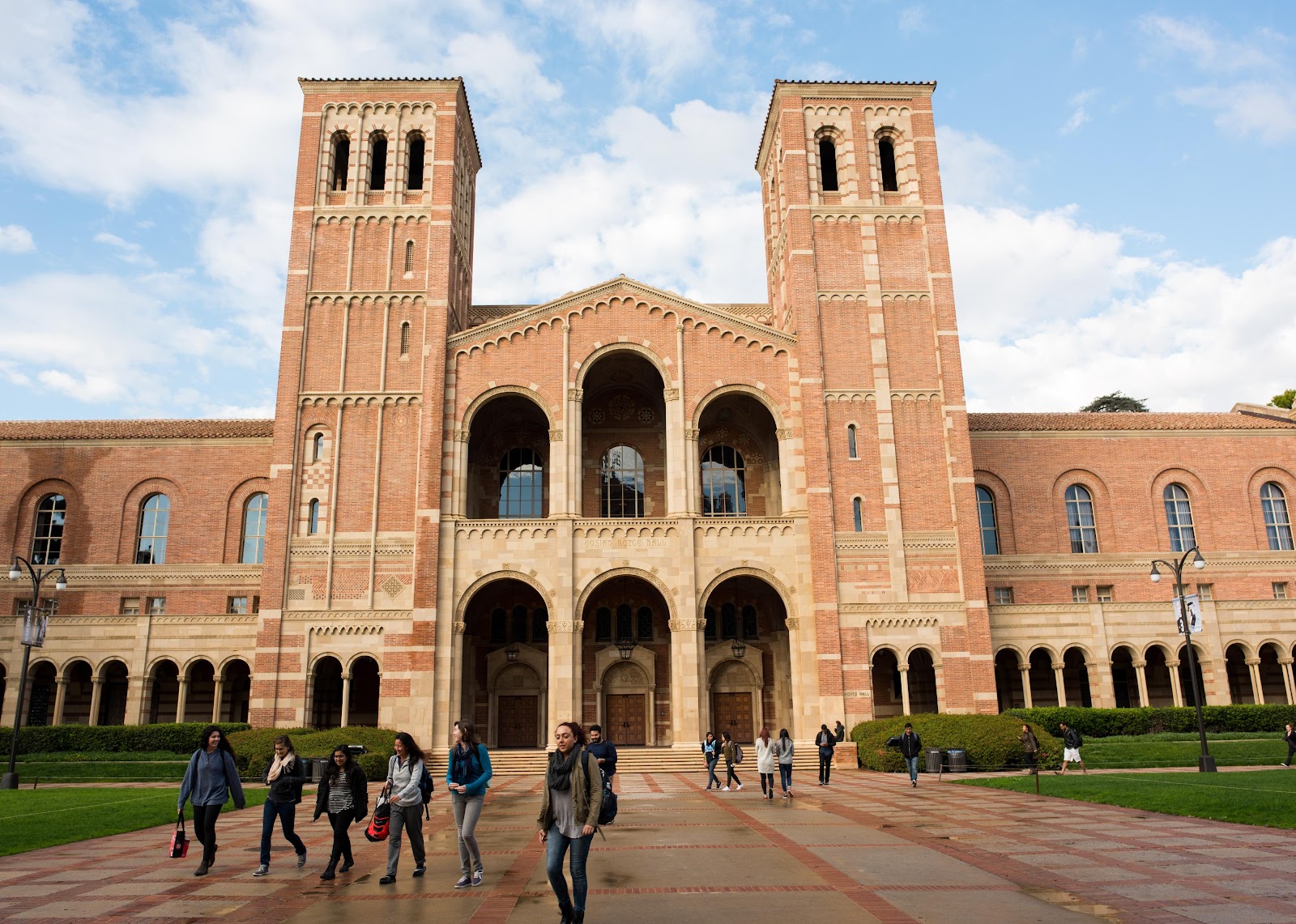 A view of Royce Hall on the University of California, Los Angeles (UCLA) campus.