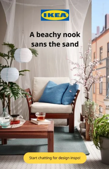 IKEA quiz Pinterest ad
