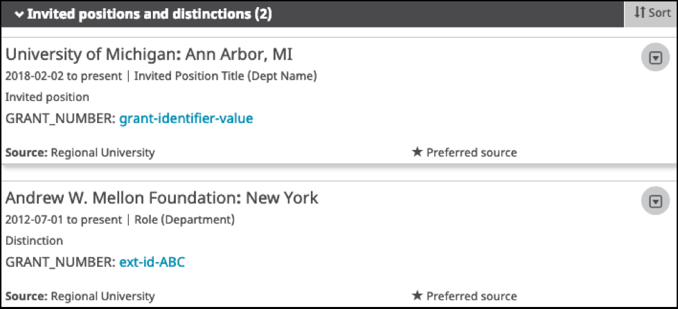 Invited Positions and Distinction - ORCID