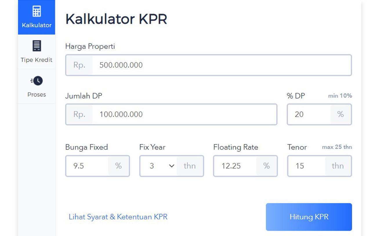 Kalkulator KPR 99co indonesia