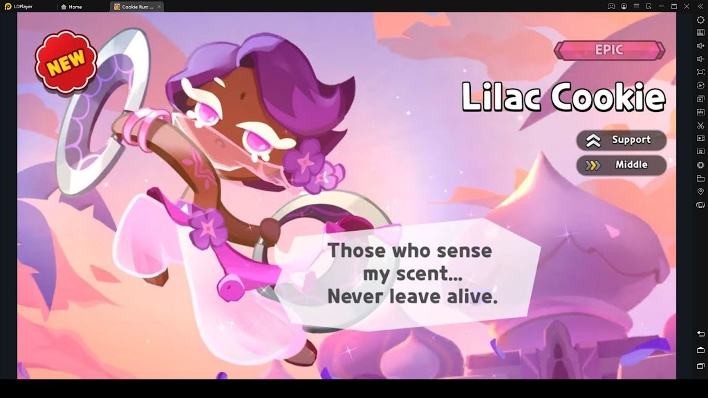 Cookie Run Kingdom Lilac Cookie Toppings Build