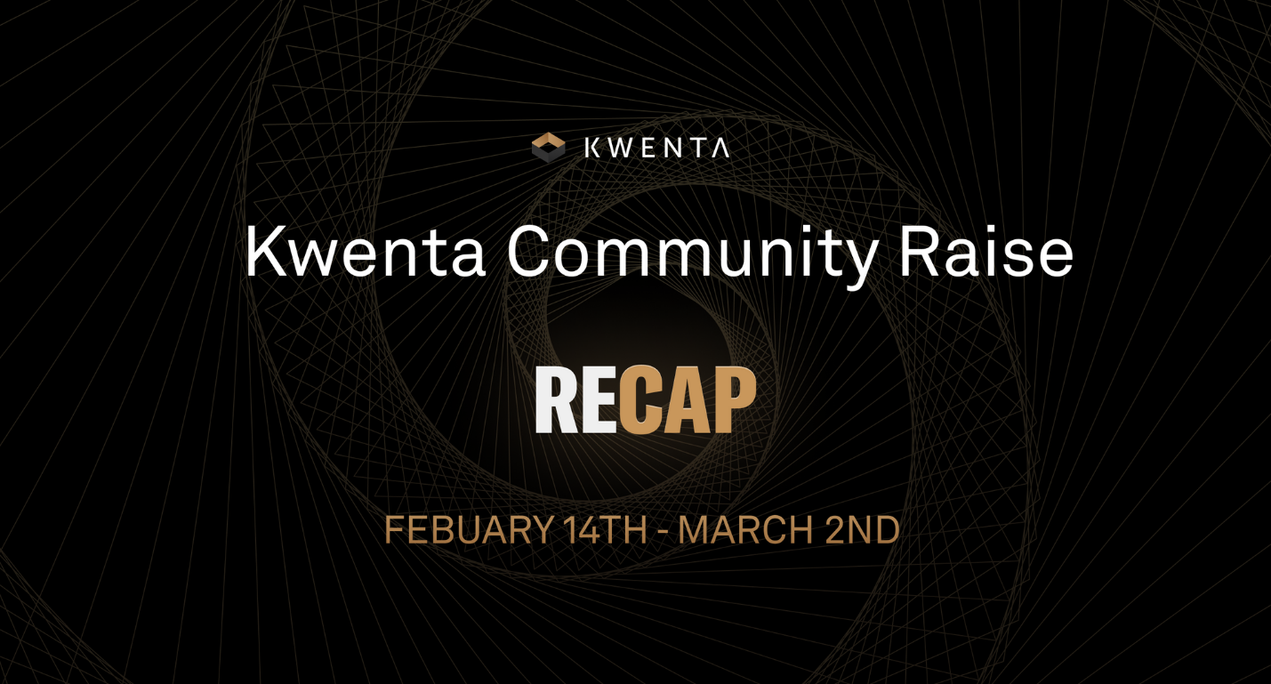 Kwenta Community Raise In Review