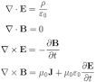 Image result for maxwell's equations