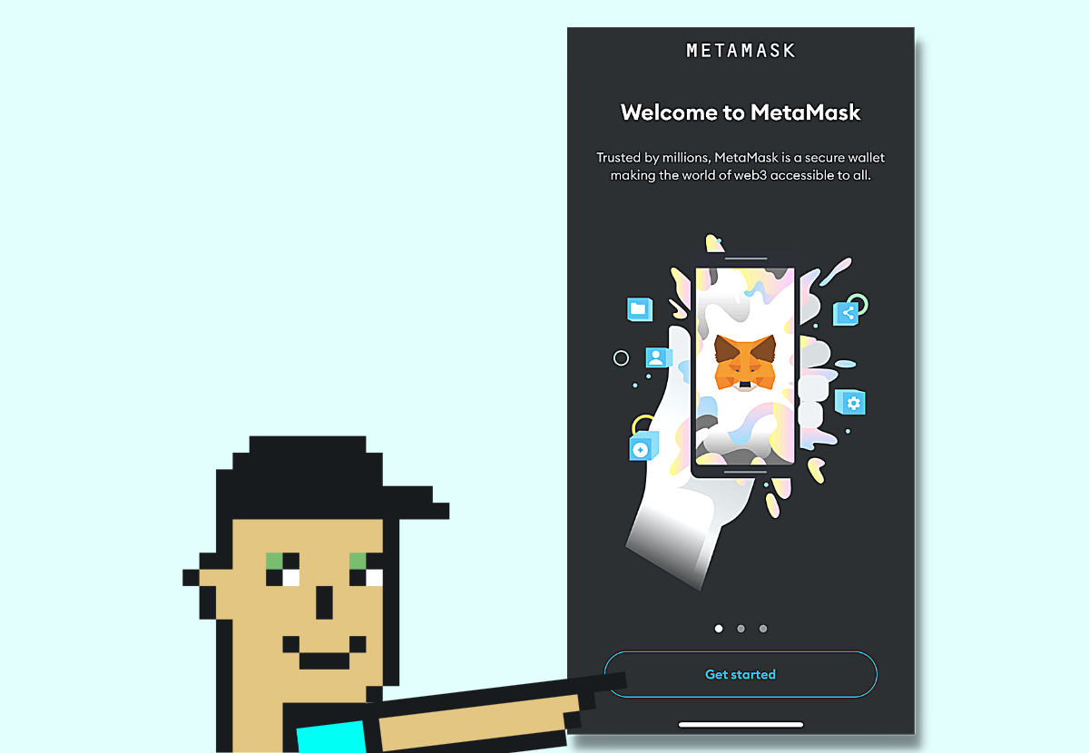 Welcome to MetaMask screen.