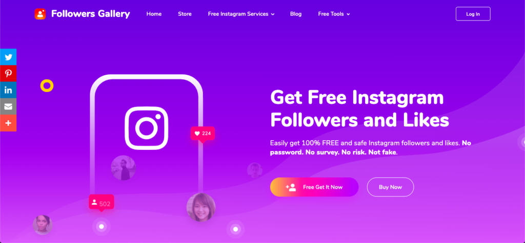 Followers Gallery App 