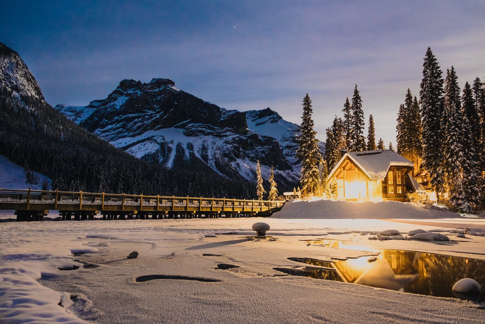Snow and a house - HVAC System