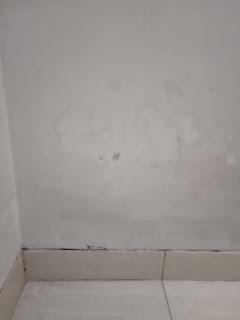 A picture containing wall, indoor, white, dirty

Description automatically generated