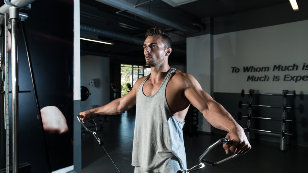 gym cable attachment workout shoulders