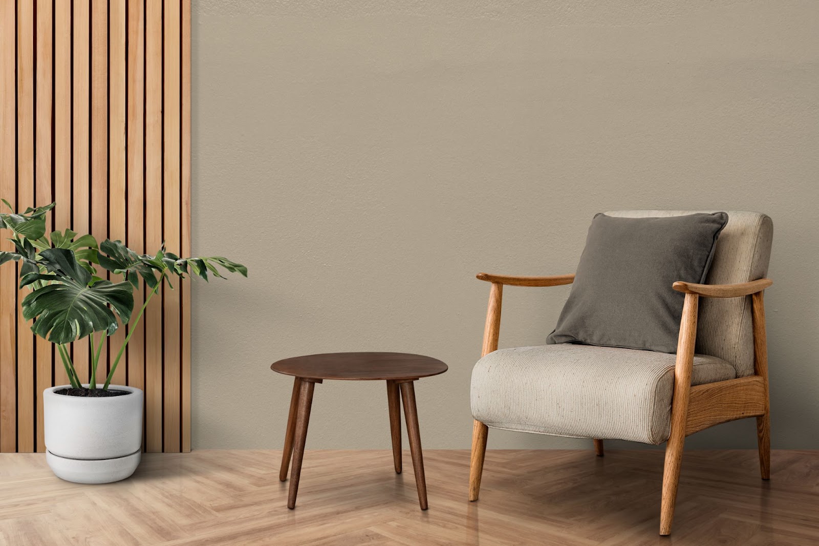 house-with-hardwood-floor-chair-table-plant