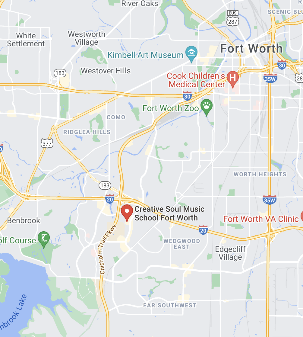 Fort Worth map location