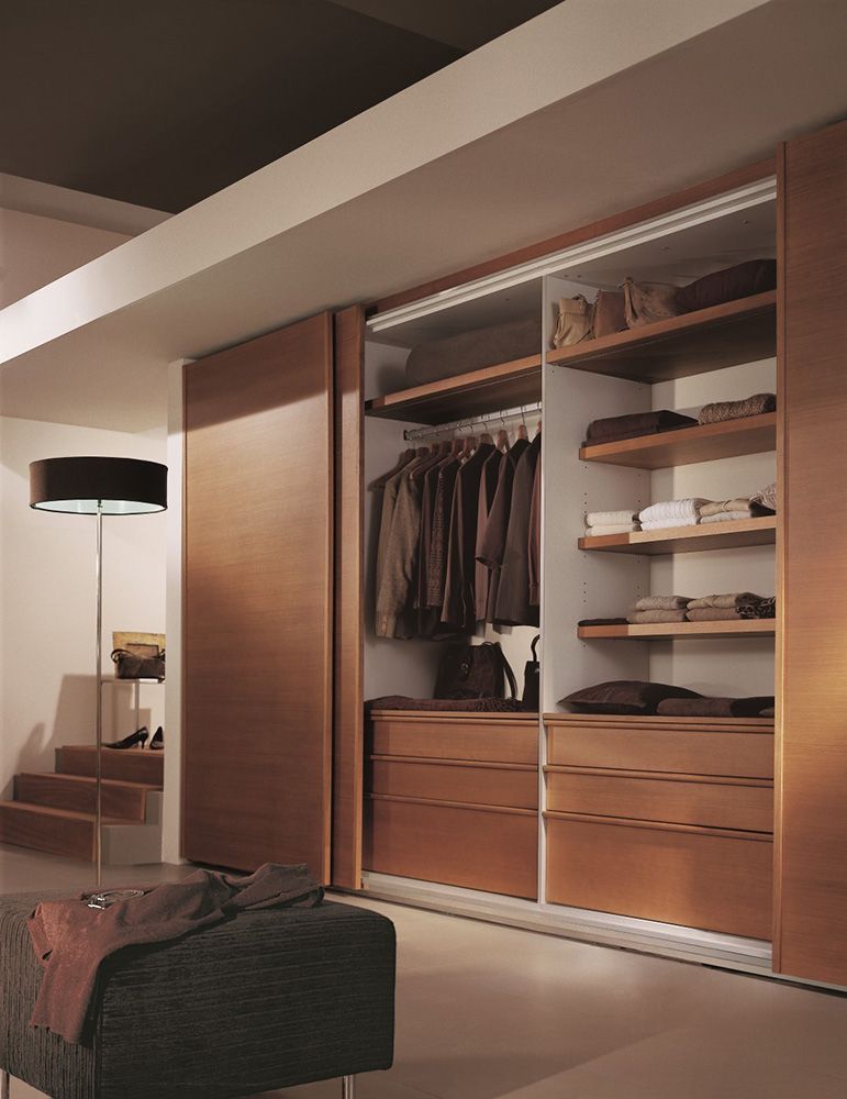 A well-organized wardrobe A well-organized wardrobe