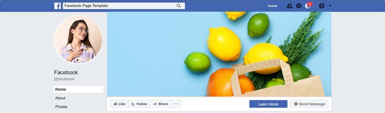 Facebook Page Mockup