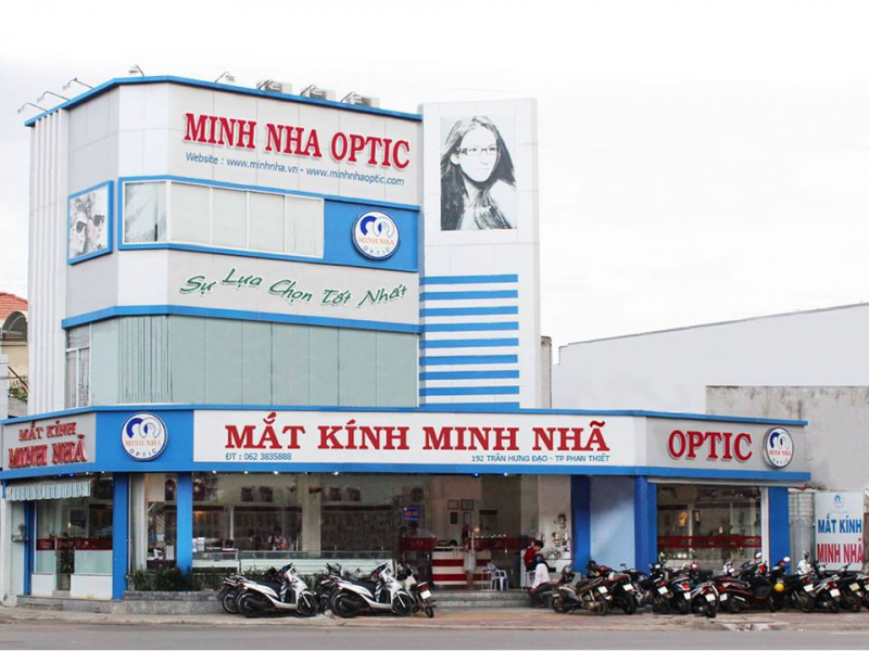 Một trong các chuỗi cửa hàng của Mắt kính Minh Nhã