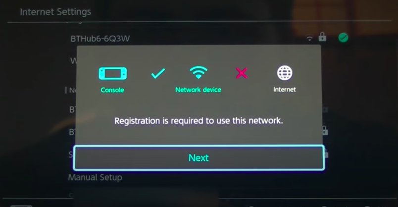 how to connect switch to hotel wifi?