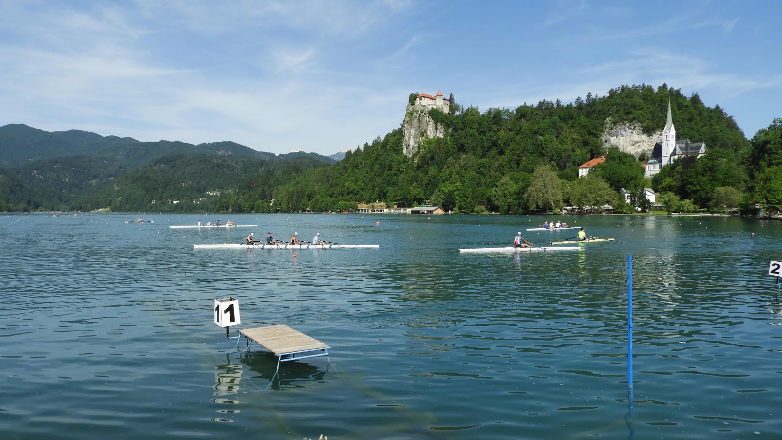 Lake Bled rowing