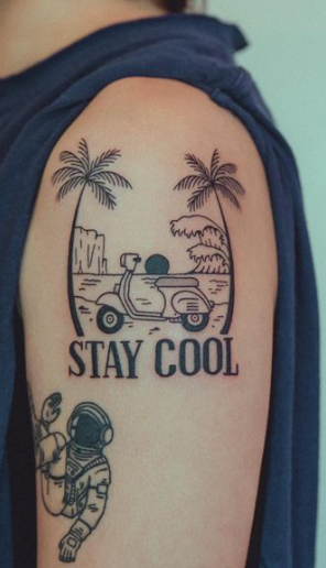 Stay Cool Palm Tree Tattoos