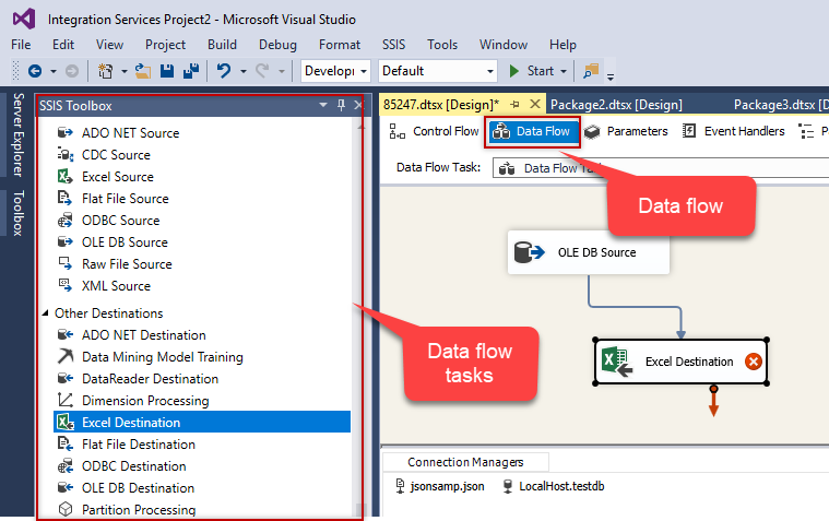 Data Flow Task in SSIS