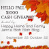 Hello Fall! $1000 Cash Giveaway!