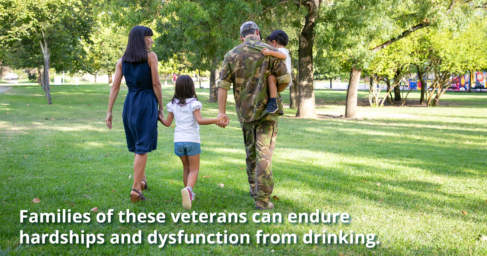 families of veterans can endure hardships and dysfunction from drinking