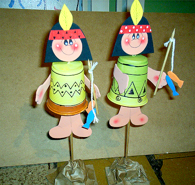 Ideias: Dia do Índio | Lembrancinhas dia do indio, Artesanato ...