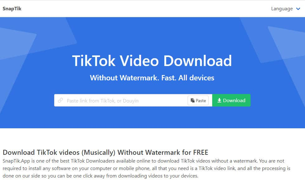 hướng dẫn lưu video clip tiktok về máy tính