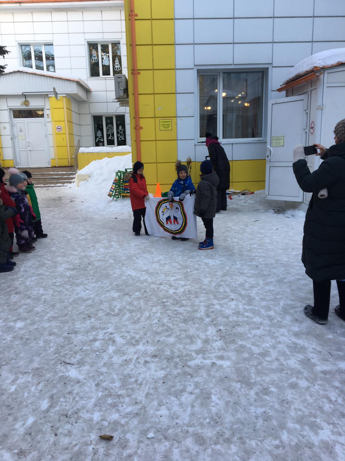 <strong>В детском саду прошла спортивная зимняя Олимпиада для детей.</strong><strong></strong>
