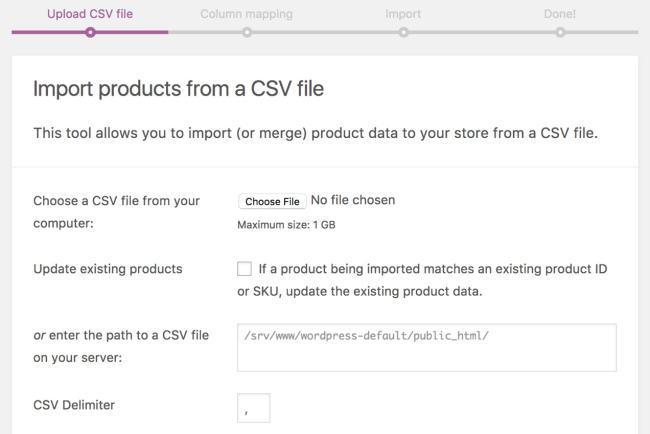 A screenshot showing how to export data from Magento 