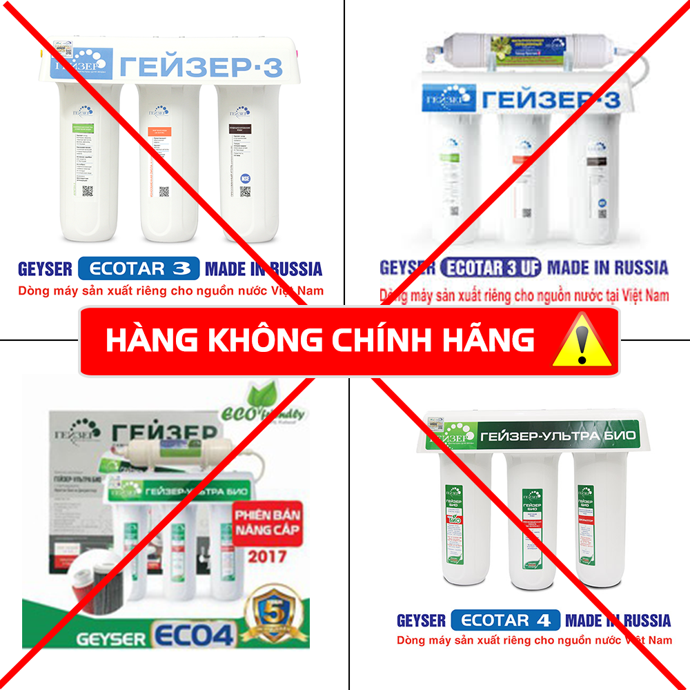 Máy lọc nước giả được bày bán trôi nổi