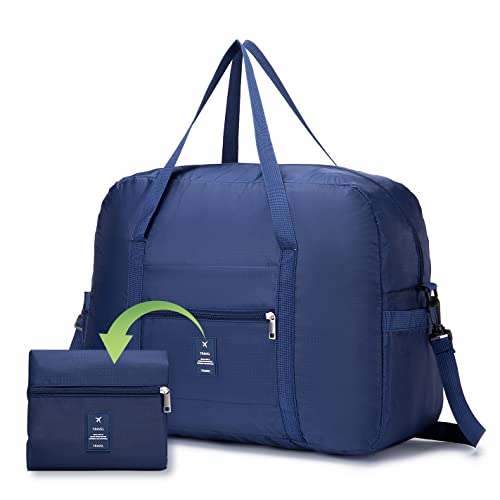 BAGZY Luggage easyJet 45x36x20 cm Travel Bag 40L Foldable Travel Bag Cabin Weekend Bag Man Woman...