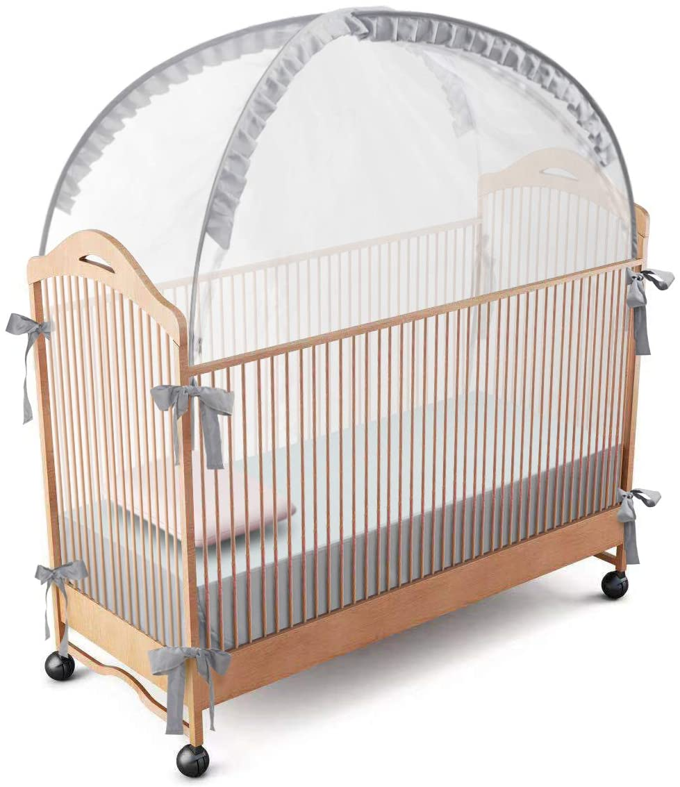 Cot bed canopies are accessories to protect babies from mosquitoes