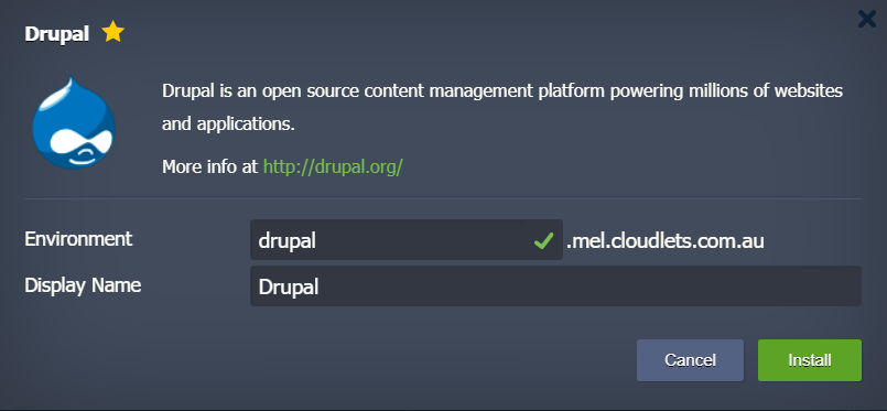 Drupal CMS Auto Scalable Hosting: Installation Guide